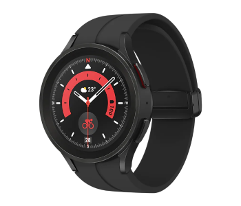 Samsung R920 Galaxy Watch5 Pro 45mm Bluetooth Smartwatch - Black Titanium in UAE