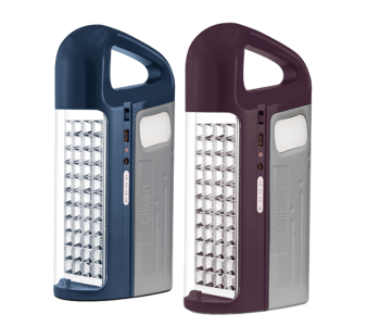 Express Delivery - Clikon CK7001 Rechargeable Dual LED Lantern - Blue and Violet - ID 120579