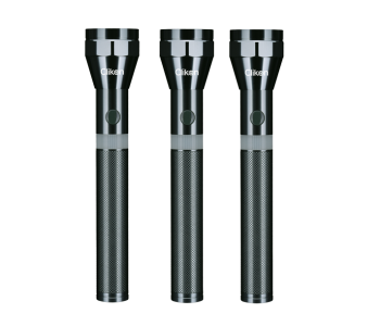 Express Delivery - Clikon CK8112 Rechargeable LED Flashlight - Black - ID 120577
