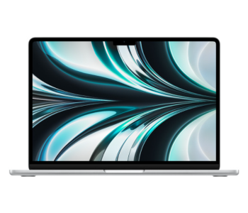 Apple MLXY3 MacBook AIR 2022 13 Inch M2 8 Core CPU 8 Core GPU 8GB RAM 256GB SSD English Keyboard - Silver in UAE