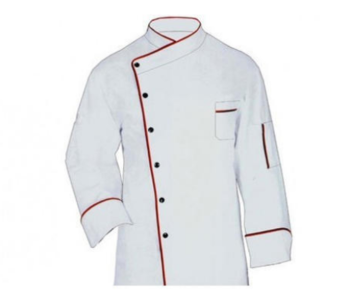 Express Delivery - Nafoura Chef Coat Large  - White - ID 120224