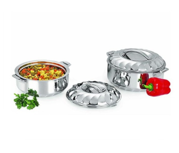 Express Delivery - National Hot Pot Casserole Insulated Food Warmer - Silver - ID 119278