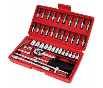 46 Pieces Multi Socket Wrench Set Tool Kit in KSA