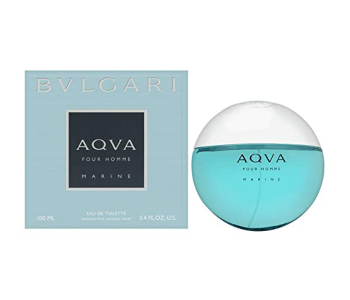 Express Delivery - Bvlgari 100Ml Aqua Marine Eau De Toilette Perfume For Men - ID 119971