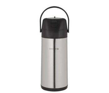 Express Delivery - Royalford RF10530 2.5 Litre Stainless Steel Airpot Vacuum Flask - Silver and Black - ID 119550