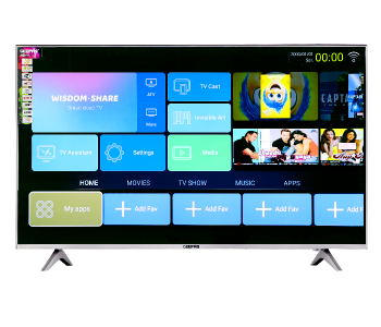 Geepas GLED3202SEHD 32-inch Smart HD LED TV - Black in UAE