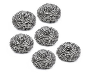 Royalford RF10637 6 Piece Stainless Steel Scourer in KSA