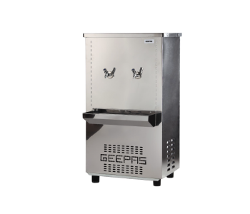 Express Delivery - Geepas GWCL2820 25 Gallons 2 Tap Stainless Steel Water Cooler - Silver - ID 120257