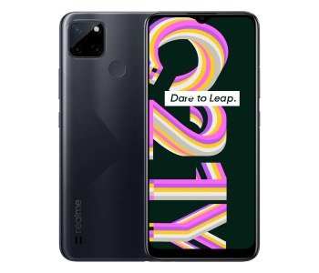 Express Delivery - Realme C21Y 4GB RAM 64GB 4G - Black - ID 119106