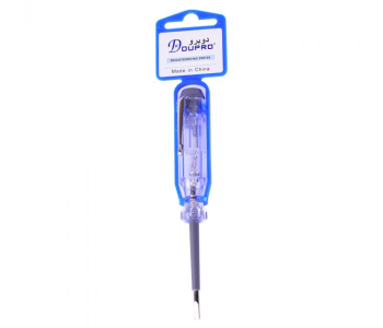 Express Delivery - Dupro 100 500V Small Electrical Tester Screwdriver Blue And Silver - ID 127400