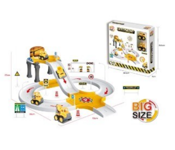 DK1060 Parking Lot Activity Toy For Kids - White And Yellow in KSA