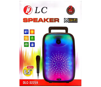 MT 32259 Magic Colour Screen Bluetooth Portable Speaker With Mic - Black in KSA