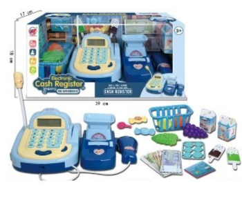 DK1068 Cash Register Activity Toy For Kids - Blue in KSA