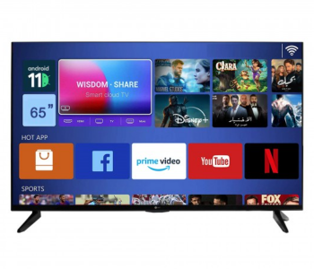 Afra AF-65114KBK 65 Inch Dvb-T2 UHD 4K LED Android Smart TV - Black in OMAN