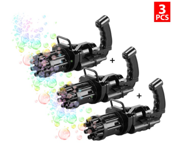 New Kids Gatling Bubble Gun Toys Summer Automatic Soap Water Bubble Machine For Children Toddlers Indoor Outdoor Wedding Bubble-A + New Kids Gatling Bubble Gun Toys Summer Automatic Soap Water Bubble Machine For Children Toddlers Indoor Outdoor Wedding Bubble-B + New Kids Gatling Bubble Gun Toys Summer Automatic Soap Water Bubble Machine For Children Toddlers Indoor Outdoor Wedding Bubble-C in OMAN