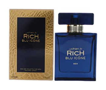 Geparlys 90ml Rich Blue Icone Eau De Parfum Spray For Men in UAE
