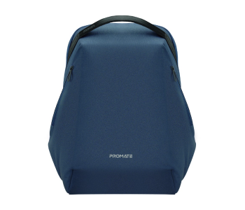 Promate Anti-Theft Design Water Resistance And USB Charging Port Travel Laptop Backpack - Blue in UAE