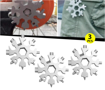 Generic 18-in-1 Snowflake Multi Tool-A + Generic 18-in-1 Snowflake Multi Tool-B + Generic 18-in-1 Snowflake Multi Tool-C in OMAN