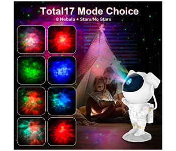 Express Delivery - Astronaut Galaxy Star Projector LED Night Lamp With Speaker And Timer - ID 122316