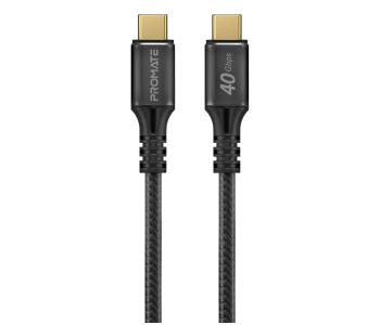 Promate 2Meter USB-C To USB-C Thunderbolt 3 Cable With 240Watts PD - Black in UAE