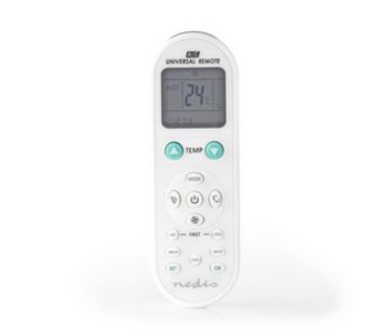 Express Delivery - Nedis ACRC1WT Universal Air Conditioner Remote Control - White - ID 123327