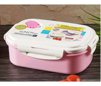Royalford RF7223 Food Container 950ml - Pink & White in UAE