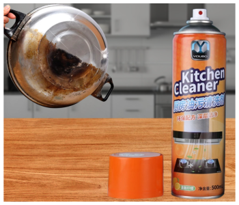 High Quality 500ml Foam Kitchen Cleaner Spray - Orange-C in KSA