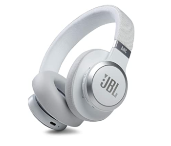 JBL Live 660NC Wireless Over-ear NC Headphones - White in UAE
