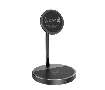 Promate 40Watts Wireless Charging Station - Black in OMAN