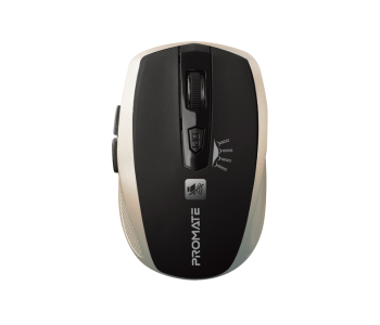 Promate 1600DPI Silent Mouse - Gold in UAE