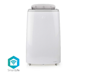 Express Delivery - Nedis WIFIACMB1WT16 16000 BTU 3-Speed SmartLife 3-in-1 Air Conditioner - White - ID 123332