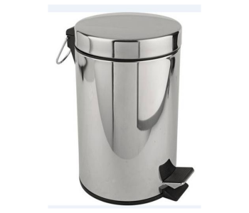 Express Delivery - Stainless Steel 20 Litre Dust Bin - Silver - ID 122863