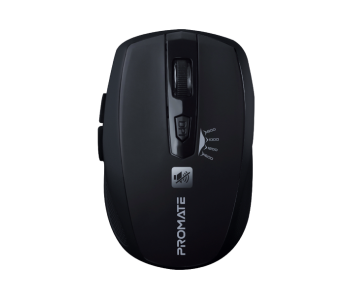 Promate 1600DPI Silent Mouse - Black in UAE