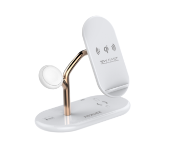 Promate 4-in-1 Wireless Charging Station - Gold in OMAN