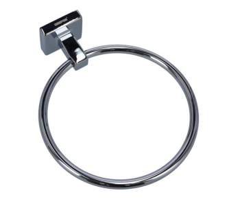 Geepas GSW61098 Stainless Steel Towel Ring For Bathroom - Silver in UAE