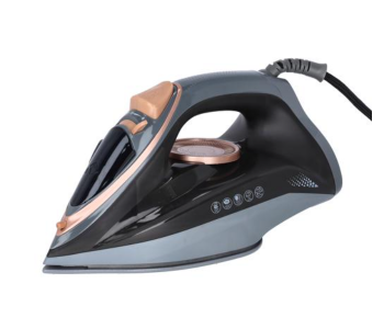 Krypton KNSI6237 2400Watts Ceramic 220ml Water Tank Steam Iron - Black And Grey in UAE