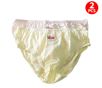 Pack Of 2 Piece Mixed Color Agree Medium Panty For Women in KSA