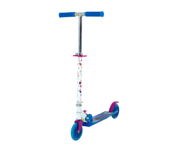 Express Delivery - Spartan Frozen II 120mm Folding Scooter For Kids - Blue and White - ID 125368