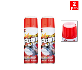 Getsun 650ml Multi Purpose Foam Cleaner And Car Cleaner With Brush - A + Getsun 650ml Multi Purpose Foam Cleaner And Car Cleaner With Brush - B in OMAN