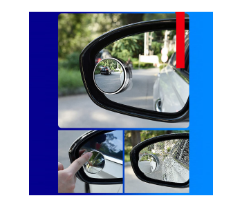 4 Pieces Blind Spot 2inch Wide Angle Round Rear View Sticky Mirror For Car in KSA