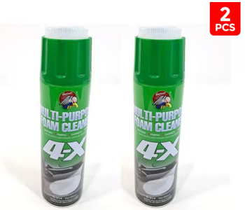 2 Piece Pistol 650ml Multi Purpose Foam Cleaner And Car Cleaner With Brush in KSA
