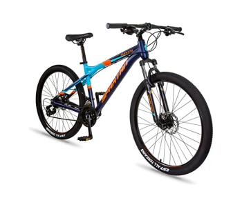 Express Delivery - Spartan 27.5 Inch Ampezzo Mountain Bike Alloy Bicycle For Adult - Black and Blue - ID 125391