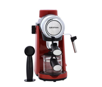 Krypton KNCM6319 800Watts 5 Bar Die-Casting Boiler Espresso Coffee Machine - Maroon in UAE