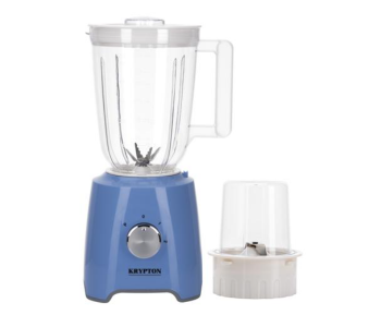 Krypton KNB6074 400Watts 1.5L Unbreakable Jar 2 In 1 Blender - Blue in UAE