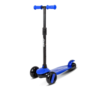 Express Delivery - Spartan Ziggy 3-Wheel Tilt Scooter with LED Light For Kids - Blue - ID 125376