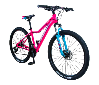 Express Delivery - Spartan 27.5 Inch Moraine Mountain Bike Alloy Bicycle For Adult - Black And Pink - ID 125399