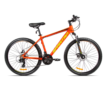 Express Delivery - Spartan 26 Inch Master Mountain Bike Bicycle For Adult - Black and Orange - ID 125402