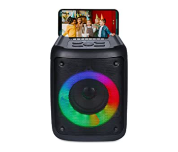 Express Delivery - Galaxy 10Watts 3 Inch Driver Cone Bluetooth Speaker with Big Diaphram and 3 Modes of RGB Lights - Black - ID 124229