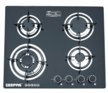 Geepas GK4410 Auto Ignition System Gas Cooker - Black in UAE