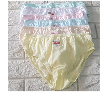 Pack Of 4 Piece Mixed Color XXL Soen Panty For Women in KSA